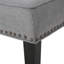 Fauteuil à oreilles capitonné Staas-22742062