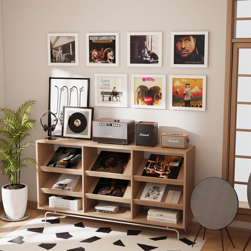 1 14.4 " H Media Shelves, White