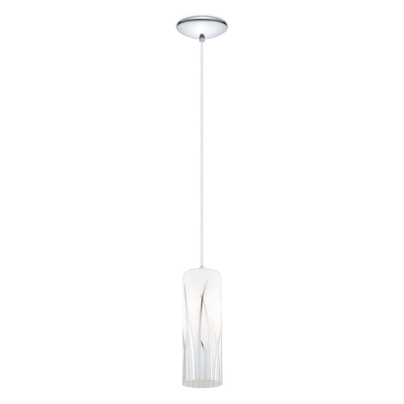 Luminaire suspendu cylindrique à 1 lumière Mishti