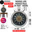 Horloge murale avec engrenages en mouvement réel The GEears
