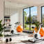Ensemble de miroirs muraux rectangulaires pleine longueur sans cadre Home Gym-1061717184-1061494044