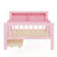 Lit simple avec rangement pour tête de lit, tiroirs sous le lit et garde-corps à trois côtés pour plus de sécurité et d'organisation-2132850776