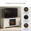 Ahupendra 23.75'' W Black Fireplace Insert with 5386 BTU