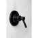 Concord 3-Way Diverter Valve with Single Handle and Round Plate