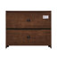 Buffet Mid-Century en rotin de style Mid-Century Libbie avec 2 trous de sortie, idéal pour un rangement polyvalent et un design élégant dans n'importe quelle pièce-128514902