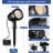 Low-voltage  Landscape Light, 12v  15w 3000k Warm White Led Spotlight With Ip66 Waterproof Rating (12-piece Set Including Connector)