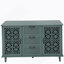 Armoire de rangement, armoire 2 portes avec 3 tiroirs-1309317460