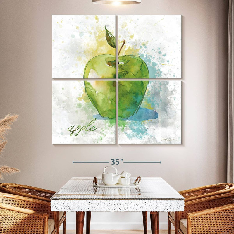 Yarlin A Fresh Apple, 50" H x 50" W