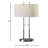 Amarilla 27" Brushed Steel Table Lamp
