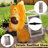 Solar Squirrel Outdoor Floor Lamp With Remote Control & Timer, Cute Solar Powered Integrated Led Table Lamp