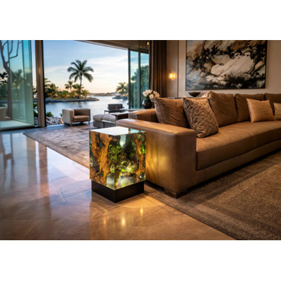 Lampe de table noire 18,1 "Big Ocean