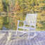Chaise berçante en bois massif Armany Nesta-87691039