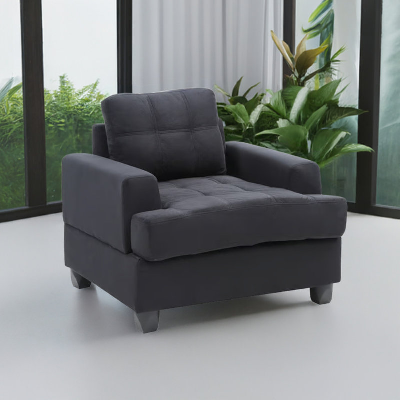 Chaise noire Dijon, Tissu noir