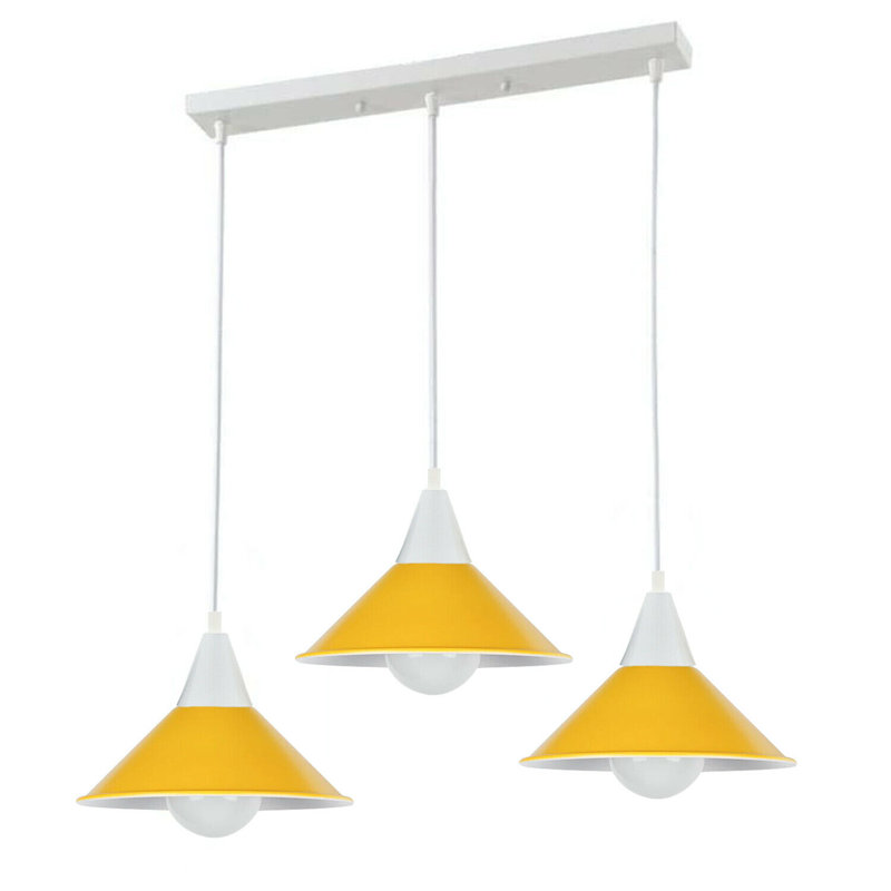 Whiting 3 - Light Kitchen Island Pendant, Yellow