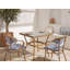 Caspri Wicker Patio Dining Set Table,