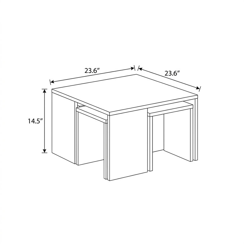 Coffee Table, White