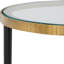 Stiletto Glass End Table