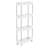 Plastic Free Standing Laundry Cart with Wheels