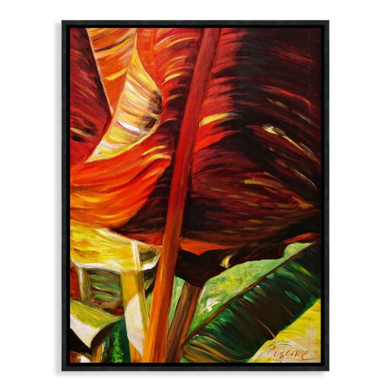 «Bamboo and Bloom» par Ancilotti Claudia, reproduction sur toile flottante