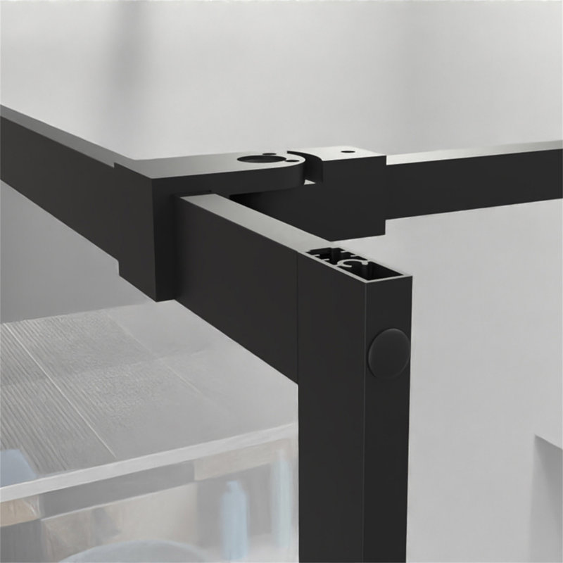 Pièce humide avec porte de douche et moustiquaire 34 po, 3 panneaux, noir