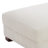 Maelina Upholstered Beige Square Corduroy Ottoman with Solid Wood Legs, Single Ottoman Modular Part For Sectional Sofa-694814588