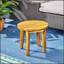 Table d'appoint d'extérieur durable en bois d'acacia, pour le patio et la cour-270910363