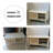 White Solid Wood Bench
