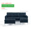 Eyler 4 Seater Velvet Sofa-1327487554