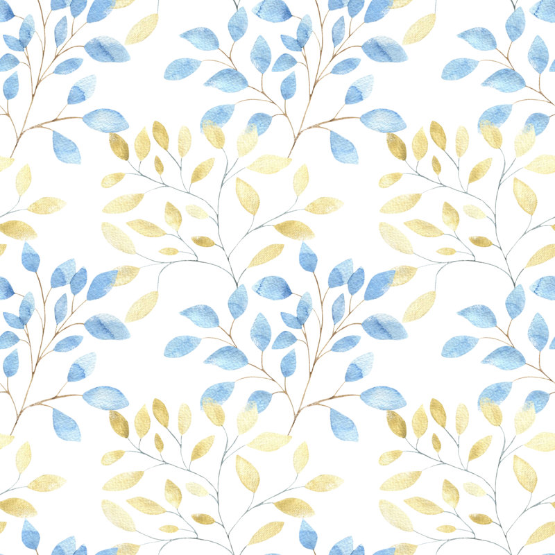 Floral Tile, 18.75" L x 25" W, Paper