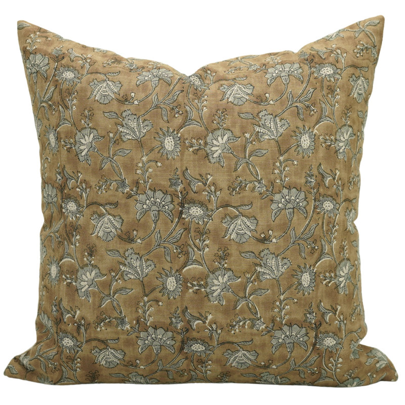 Housse de coussin d'intérieur / extérieur Floral Linen, H 20 po x l 20 po