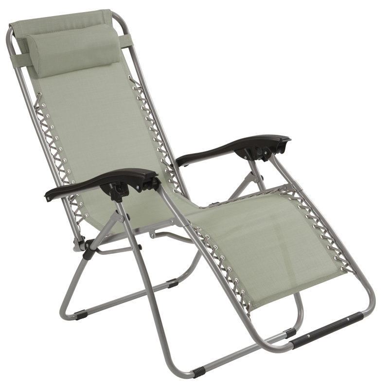 Gross Reclining Zero Gravity with Cushions, Light Grey