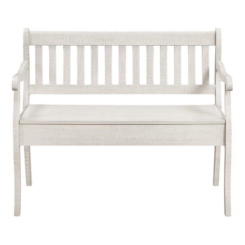 Wakefield Storage Bench, Distressed White