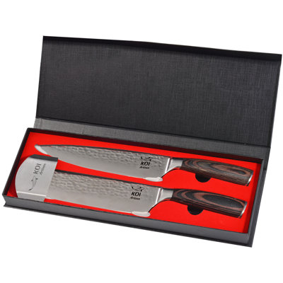 KOI Artisan 2 Piece Stainless Steel Assorted Knife Set