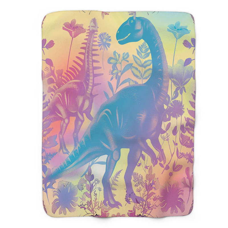 Prismatic Reptiles - Couverture sherpa de qualité supérieure 1 pièce, Grand lit