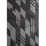 Modern Abstract Dashes Rug