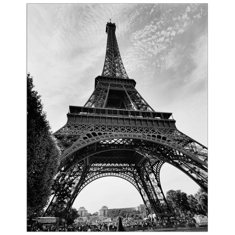 La Tour Eiffel Paris by Silberman - Single Picture Frame Print on MDF