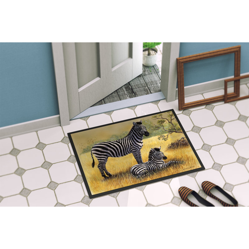 Non-Slip Outdoor Doormat, Rectangle 2' x 3'