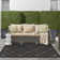 Adianey Red Barrel Studio Easy Care Trellis Charcoal/Black Indoor/Outdoor Area Rug