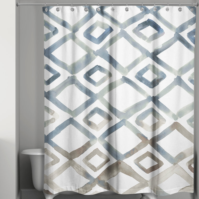 Antonett Geometric Shower Curtain