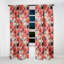 Corail Twilight Iv Tropical Motif I - Rideau tropical - Velours obscurcissant - 1 panneau-95458605