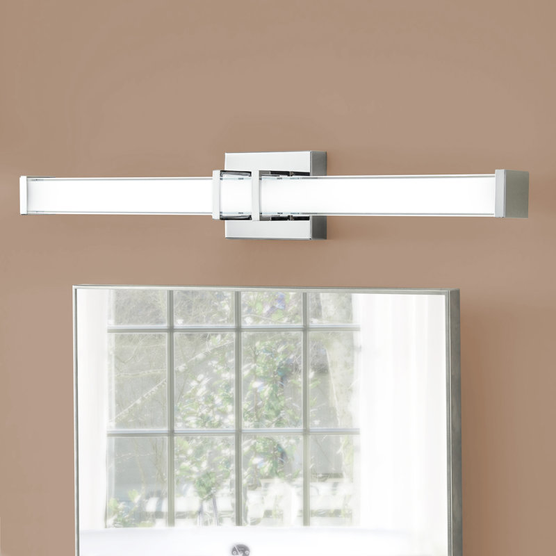 Éclairage à DEL pour meuble-lavabo à intensité variable 1 lumière Jambi, Chrome poli