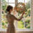 Rabbit Wreath Stained Glass Window Panel，7.8H-830042171