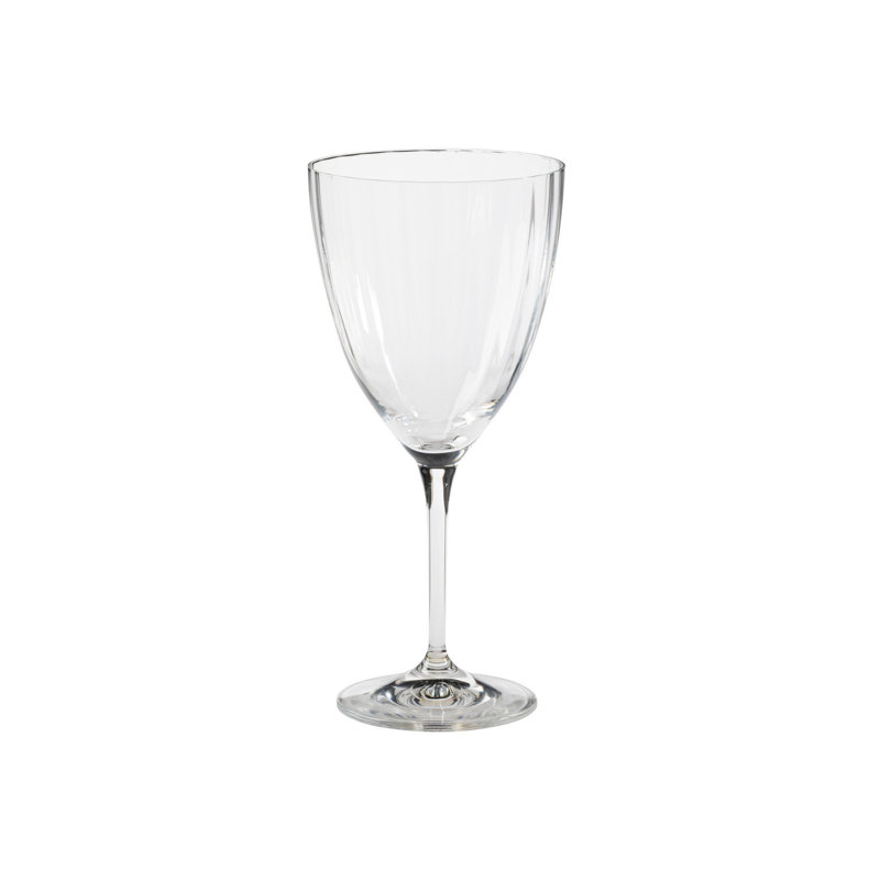 Elegant Clear Lead-Free Glass Red Wine Goblets Set of 6