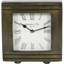 Kato Analogue Aluminium Mechanical Tabletop Clock Bronze
