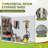 4.5 Ft X 2.3 Ft Outdoor Horizontal Storage Shed-103550521