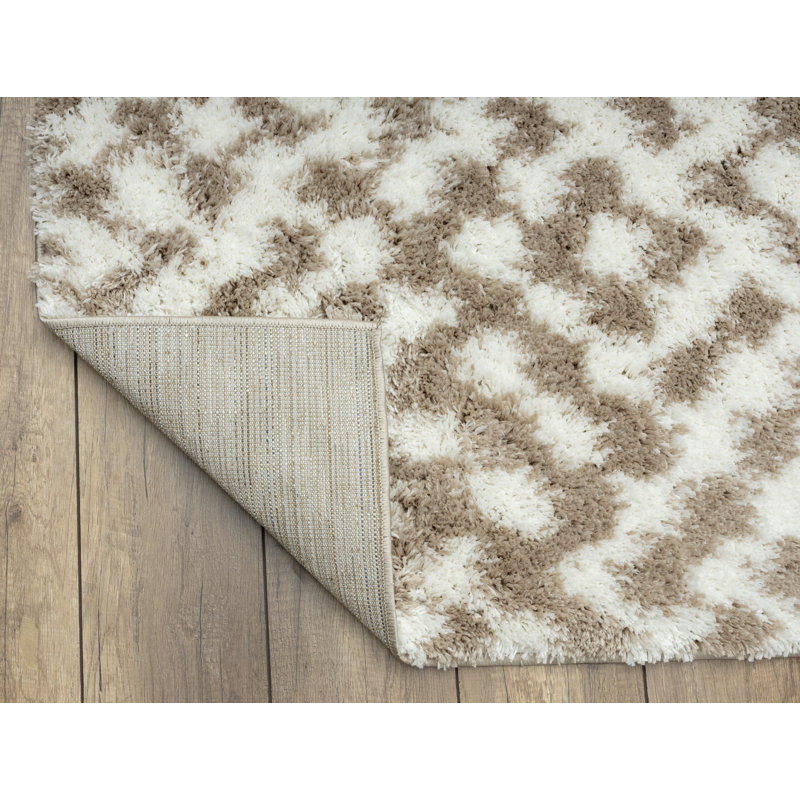 Tapis d'intérieur à poils longs Kruitbosch, Rectangle 5 pi x 7 pi