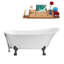 1699.3mm x 800.1mm Soaking Acrylic Bathtub-135864056-135864044