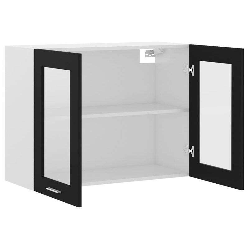 Lyon Hanging Glass Cabinet Lyon, Black