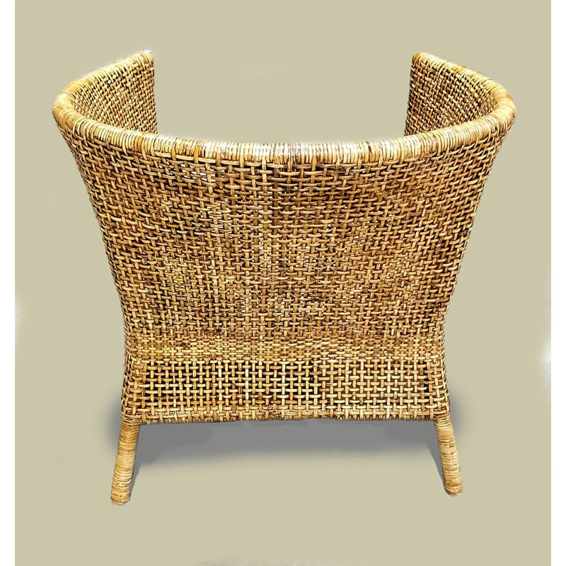 Inya Barrel Chair, Antique Brown