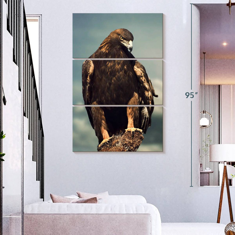 Brampt Regal Golden Eagle, 74" H x 48" W
